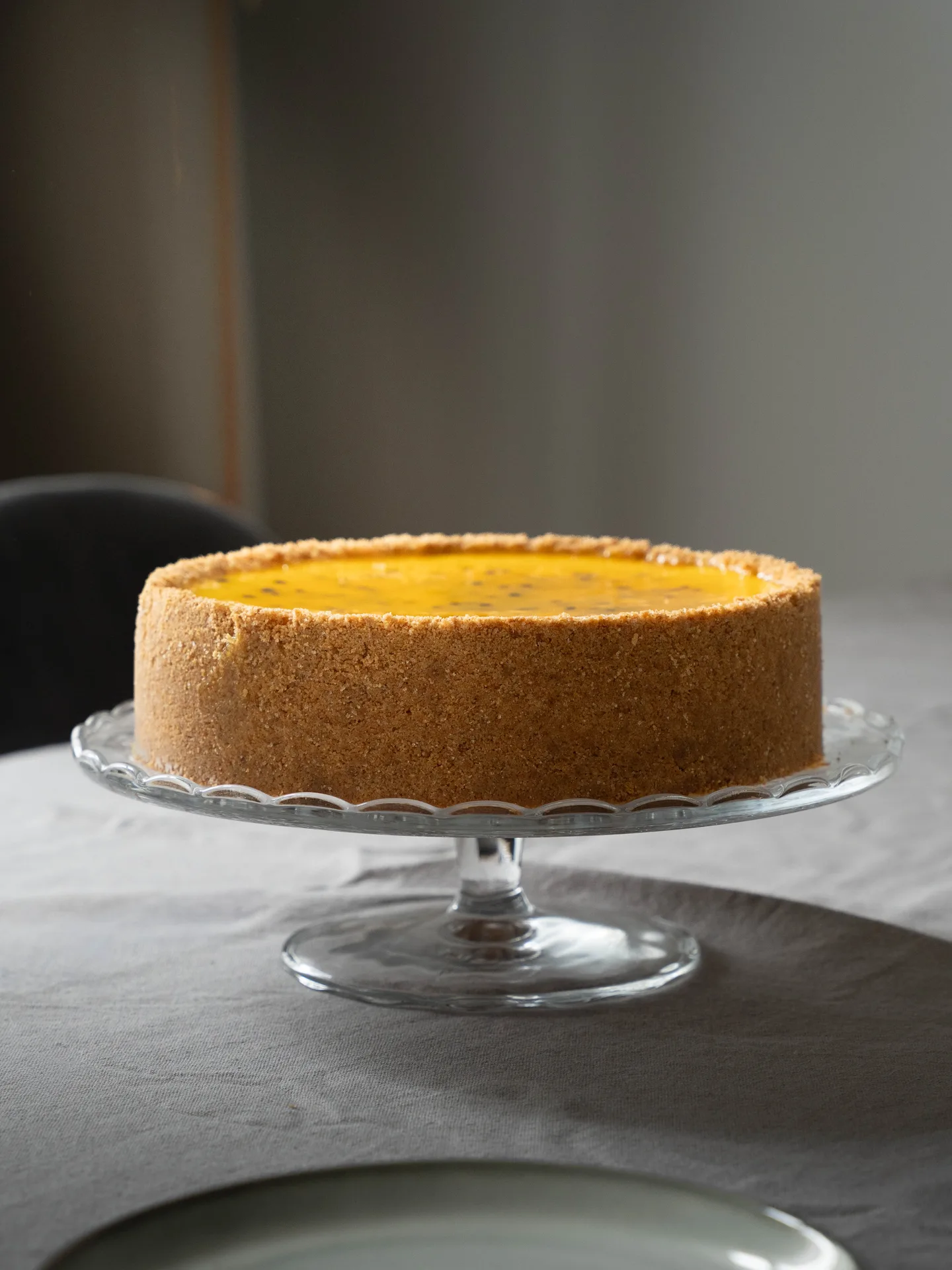 Cheesecake Passionsfrucht-Limette